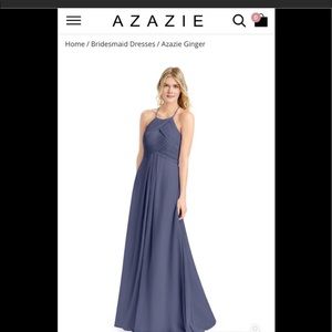 Azazie formal dress stormy size A2